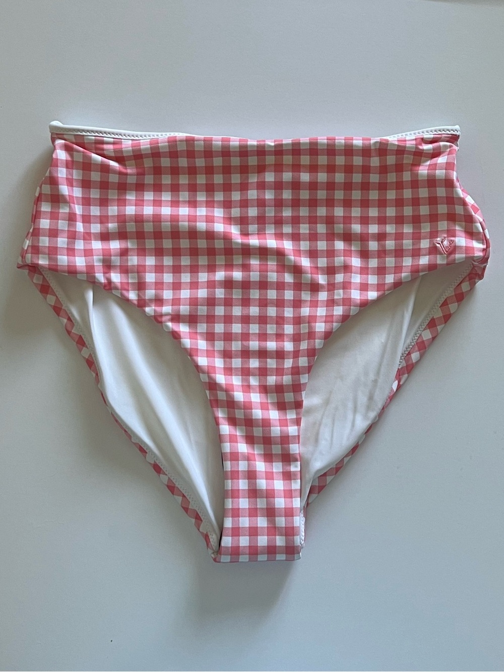 {Vineyard Vines} Brand New High Waist Gingham Bikini Bottoms
